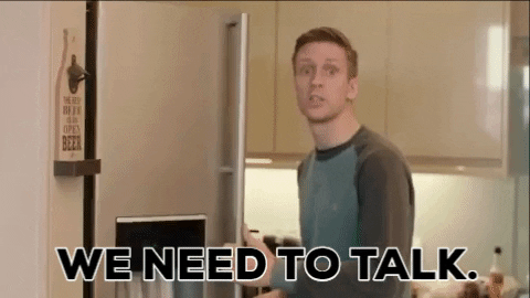 We Need To Talk Fah GIF by FoilArmsandHog - Find & Share on GIPHY