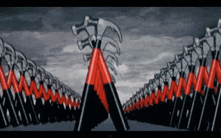 Pink Floyd Marching Hammers GIF