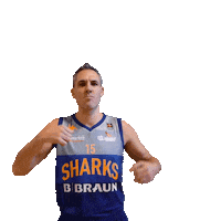 flex mike tuck Sticker by Sheffield Sharks