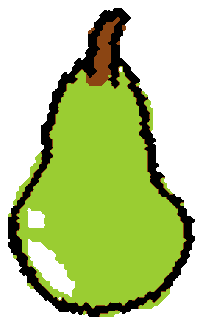 Pear Sticker