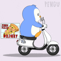 Hungry Pizza GIF by Pudgy Penguins