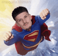 Man Superman GIF