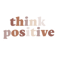 Justaosadia Think Positive Sticker by JST