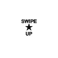 Swipe Up Black Stars Sticker by Shop Art Online