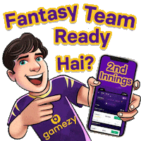 gameskraft game ball cricket shot Sticker