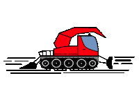 Groomer Pistenbully Sticker by Sainte-Croix - Les Rasses