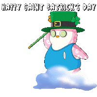 St Patricks Day Penguin Sticker by Pudgy Penguins