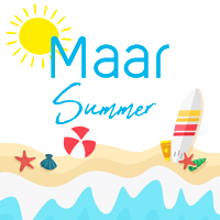 Summer Beach Sticker by Maar Swimwear