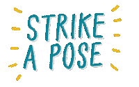 Strike A Pose Photography Sticker by Amazon Photos