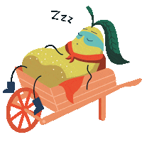 Sleepy Sticker by Transitionbio