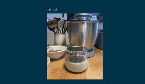 vejrupjo giphygifmaker bread baking timelapse GIF