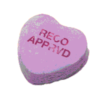 Heart Valentine Sticker by THIRD EAR