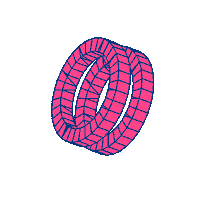 Cianomagenta Sticker