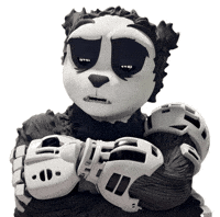 Sad Panda GIF by Endangered Labs