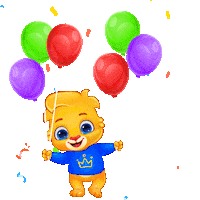 Happy Dance Sticker by Lucas and Friends by RV AppStudios