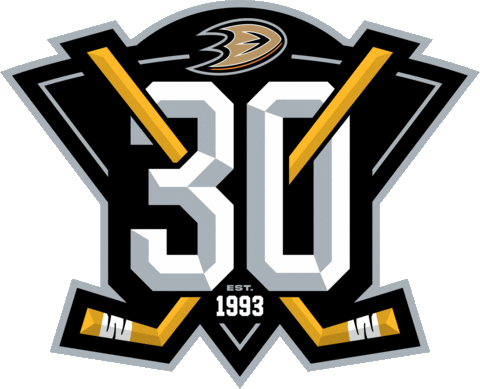 30Th Anniversary Sticker by Anaheim Ducks