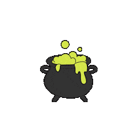 samasidekicks fun halloween witch experiment Sticker