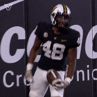 Football Celebrate GIF by Vanderbilt Athletics