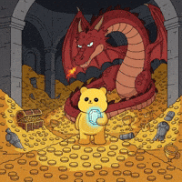 Gold Panda GIF by Kanpai Pandas