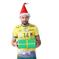 Christmas Santa Sticker by Aluron CMC Warta Zawiercie