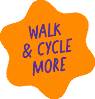 Walk And Cycle Sticker by Count Us In
