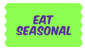 Eat Seasonal Sticker by Count Us In