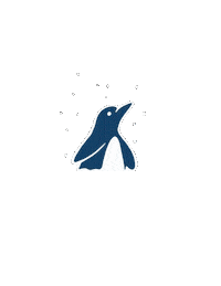 Mavericktattoosupply happy cool jump penguin Sticker