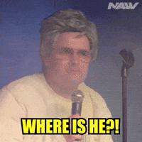 Looking Where Is He GIF by Nearly Average Wrestling