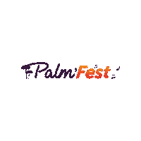 palmfest festival musique palmfest palmfest17 Sticker