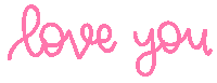 I Love You Pink Sticker