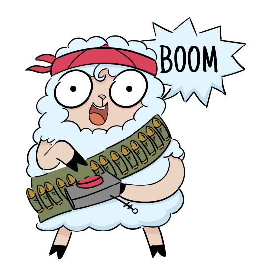 Ohsheepcards giphyupload boom explosion army GIF