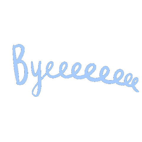 Bye Sticker