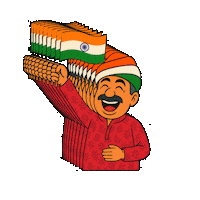 Independence Day Swatantrata Diwas Sticker