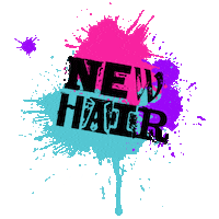 TheArtHouse hair splat paint new hair Sticker