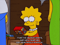 lisa simpson wonder GIF