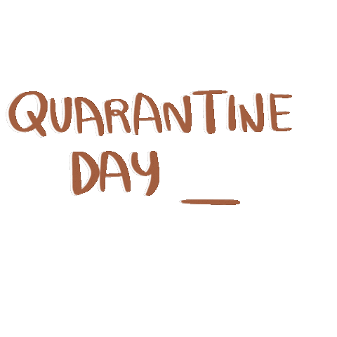 runawayjules giphyupload covid quarantine stay home Sticker