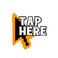 Tap Here Sticker by getkobe