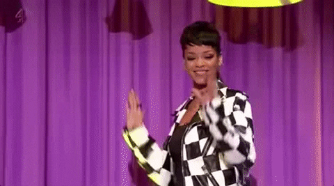 rihanna hello GIF