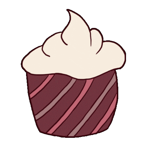 Breakfast Cupcake Sticker