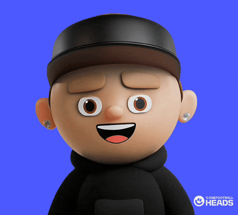 Good Vibes Thank You GIF by OneFootball Heads