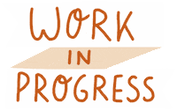einpaarkreative working loading boho banner Sticker