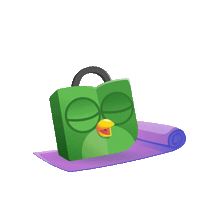 Gym Sleep Sticker by Tokopedia