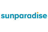 sunparadise_dach logo summer flower sun Sticker