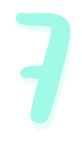 Number Nombre Sticker by Poupoutte