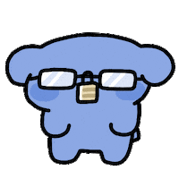 Blue Sticker