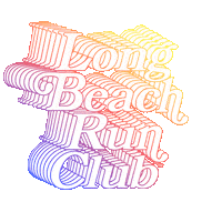 longbeachrunclub running run long beach longbeach Sticker