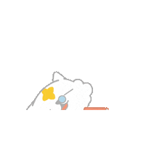 Tired Baby Sticker by Cocohanee