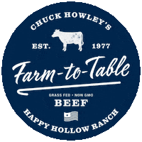 happyhollowbeef texas dallas texas farm to table grass fed Sticker