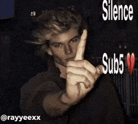 Jordan Barrett Silence GIF