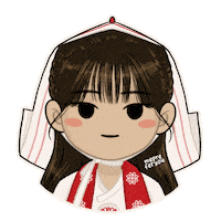 Korean Drama Girl Sticker